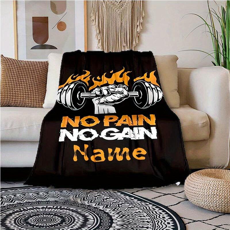Exercise Customize Your Name Blanket Warm Comfortable And Soft Blankets Are Suitable For Home Chairs Office Sofas Sofas Office Camping And Gifts For