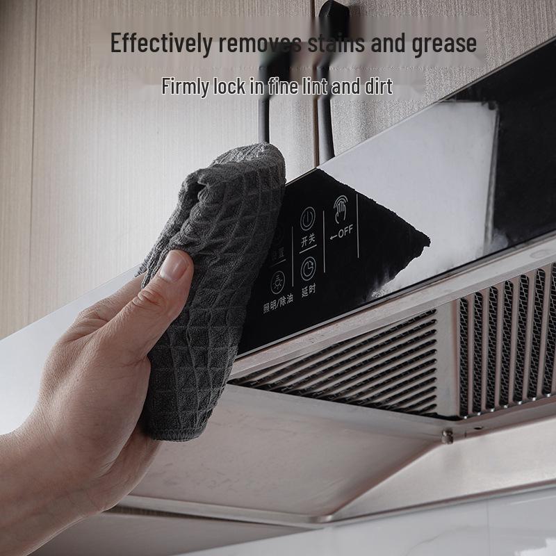 Barista Special Quick-Dry Lint-Free Cleaning Cloth for Coffee Machines, Absorbent Towel for Milk Tea Shops