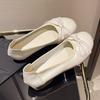 Fashion Bow Women Shallow Flats Soft Shoes Designer Elegant Autumn 2025 New Sport Shoes Fashion Casual Sneakers Dress Zapatillas Mujer