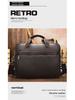 Marant Men's Leather Business Briefcase & Crossbody Bag - Trendy & Simple Design
