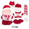 New Christmas Clothes For 17cm Labubus Mini Doll Clothes Outfit Hat Clothes for Labubu I II III Doll Accessories Party Game Toys