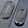 2025 Νέα Δερμάτινο+Κράμα Ψευδαργύρου Θήκη Κλειδιού Αυτοκινήτου Κέλυφος Αξεσουάρ Για Mercedes Benz 2022 C Class S Class W223 W206 S350 S400 S450 S500