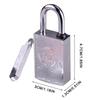 30mm Magnetic Lock Padlock Magnetic Induction Password Lock Magnetic Strip Lock Anti-blocking Rain Rust Pry Door Padlock Home