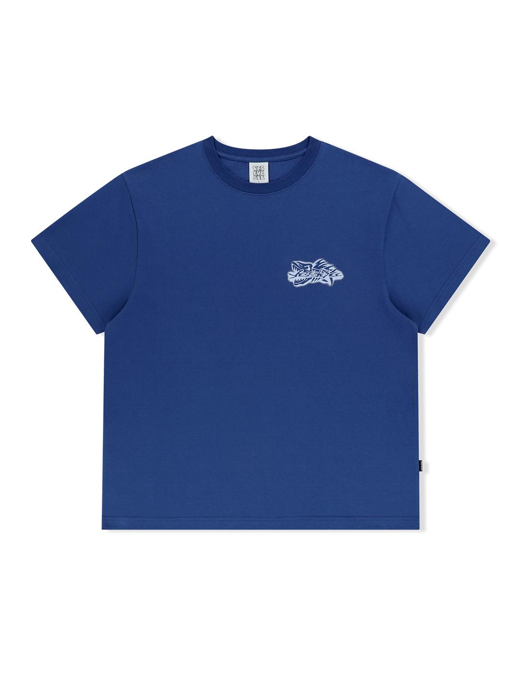 Yes Ic Y.E.S Fish Born Tee Cobalt Blue Cobalt Blue/M