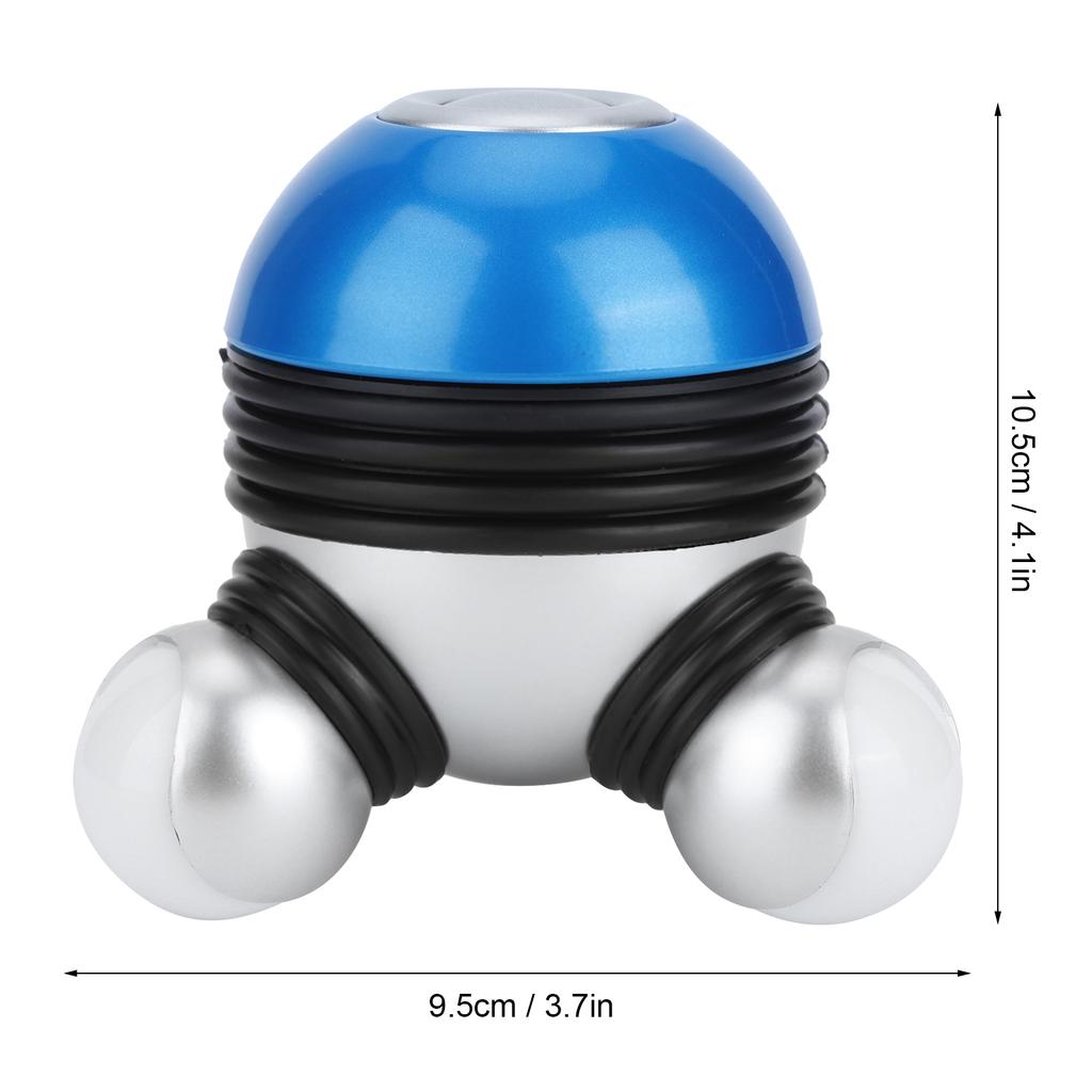 Mini přenosný ruční vibrační masážní přístroj s LED světlem pro uvolnění bolesti hlavy, krku a nohou(Červené )