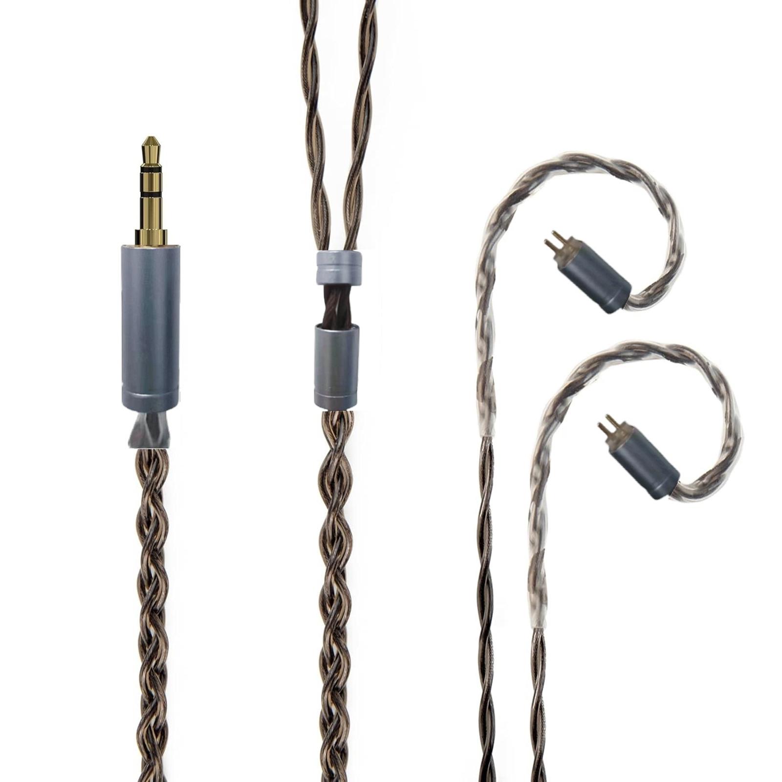 

Прочный и гибкий 2-контактный кабель для наушников 0,78 мм для более чистого звука, кабель для гарнитуры для лучшего прослушивания музыки 1,2 метра