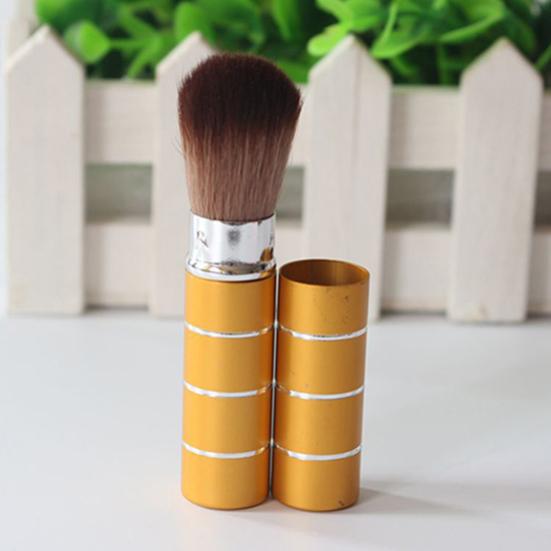 Tragbares Einziehbares Griff Make-up Pinselset Kosmetikset Pro Puder Rouge Pinsel