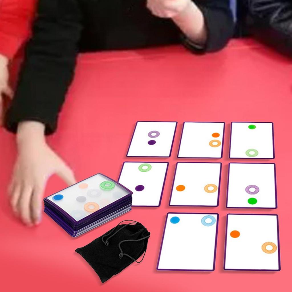 Overlap Card Swish Cards Educational Development Puzzle Game for Games - Interaction Activity