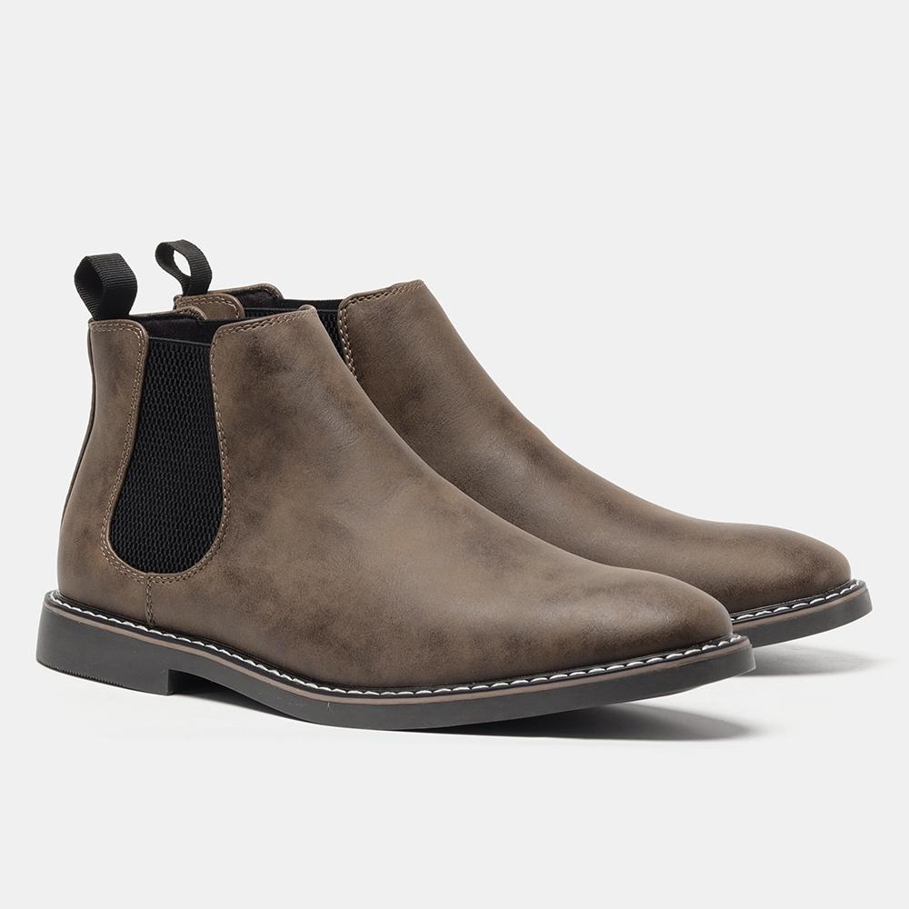 Enkellaarzen Voor Mannen Merk 2026 Casual Comfortabel Retro Mode Chelsea Boots