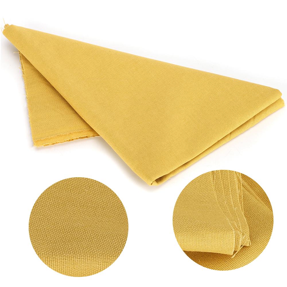 DIY Sewing Cotton Linen Embroidery Cloth Fabric Clothing Accessory Crafts Plain for Home Decor14#