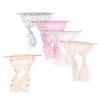 1:12 Cute Dollhouse Miniatures Daisy Flower Curtain Lace Curtain Cotton Curtain for Dolls House Bedroom Furniture Decor