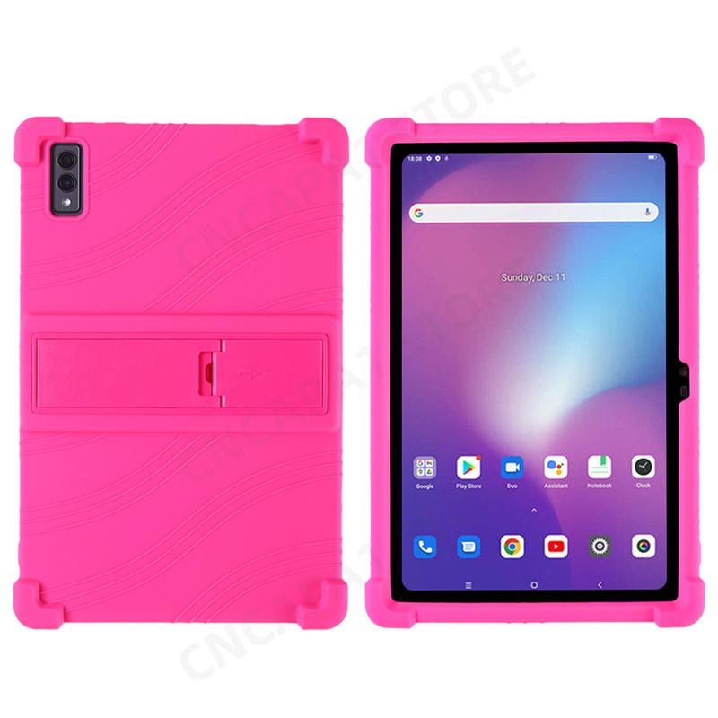 4 verdickte Ecken, weiche Silikonhülle mit Ständer für Blackview Tab 11 SE Hülle 10,36 Zoll; Tablet PC stoßfest Funda Kids Safety