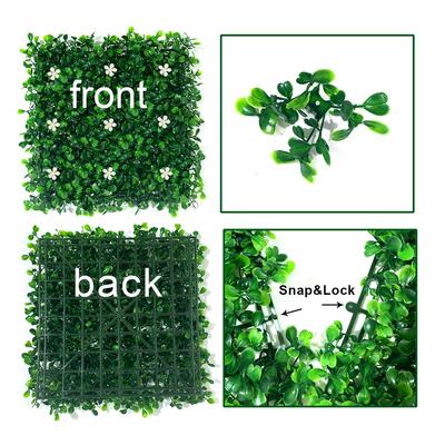 Piante verdi artificiali Milangrass Pianta da parete Piccola erba bianca Sfondo di pelle di erba Parete di plastica Finto prato Decorazione d'interni