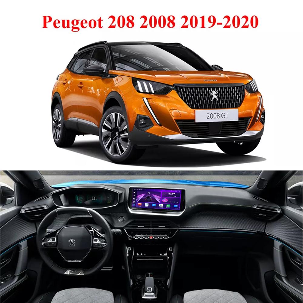 Android Car-Play Car Radio For Peugeot 2008 208 2019-2020 Multimedia Player Head Unit Stereo GPS Navigation BT WIFI,8 CORE ,2+32GB