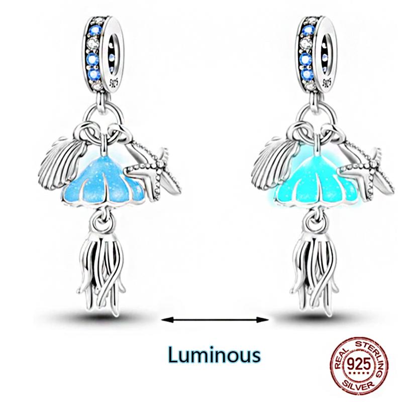 Ocean World Series Original Charms Copper Sea Turtle Octopus Dolphin Seahorse Beads Fits Bracelet Diy Jewelry Gift