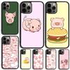 Cartoon Pig Piggy Phone Case For iPhone 17 Air 15 16e 14 13 Pro Max Coque 12 11 Pro Max PLUS Cover