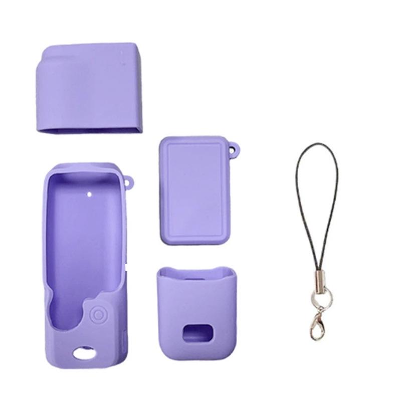 DJI OSMO Pocket 3 Silicone Case and Lens Cover: Dustproof & Drop-Proof Protection Accessory