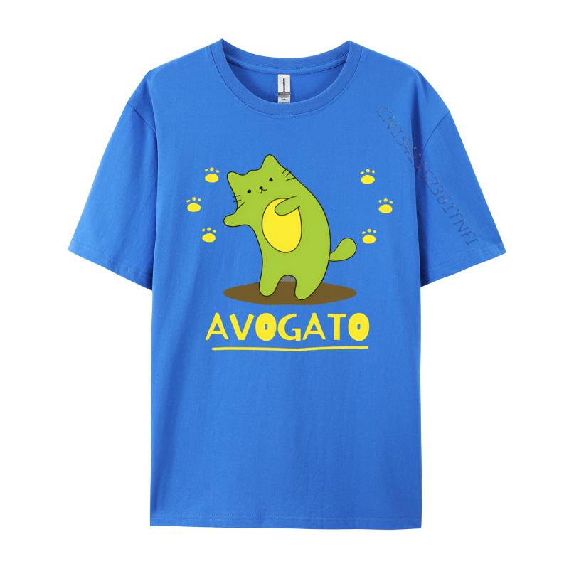 Avogato Cat Avocado Cute Funny Meow Tshirts Printed Tee Party Premium Cotton Tops Classic Tops Tees Cute Pet Tshirt