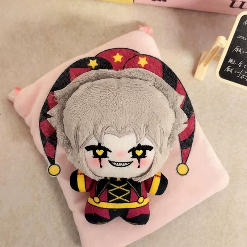 10cm Cute Circus Clown Plush Doll Cartoon Pierrot Harlequin Stuffed Toy Collection Gift 10cm