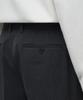 MUSINSA STANDARD Heavyweight Fleece-Lined Wide Hidden Elastic Waist Slacks [Charcoal Gray]