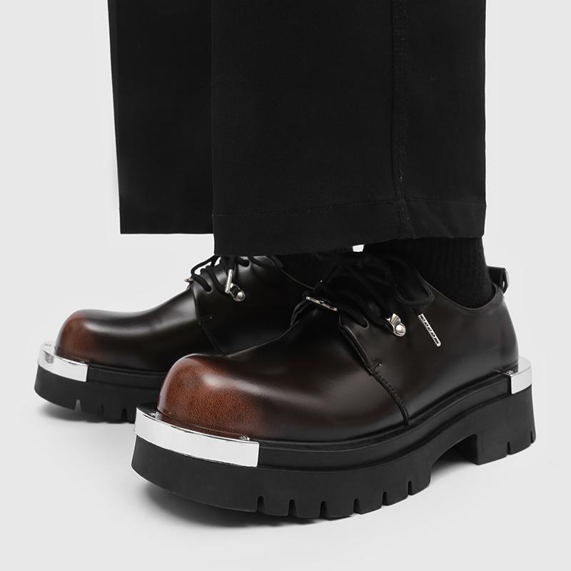 Fashion Designer style men's leather shoes Thick bottom height increasing Fashion and Leisure Party Luxury casual shoes 38-46 Hot