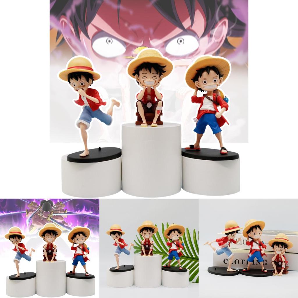 Adorable One Piece Luffy Figure Pvc Collectible Model Perfect For Anime Fans