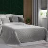 VELVI Quilted Bedspread - Deep Anthracite - 170x210 cm