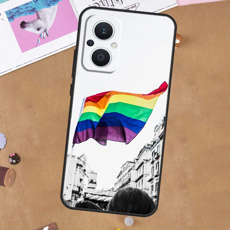 Heart Rainbow Gay Pride LGBT For OPPO Reno 13 12 11 10 14 Pro 8T 11F 12F 13F 14F 7 8 Lite OPPO Find X9 X8 X6 X5 Pro Case