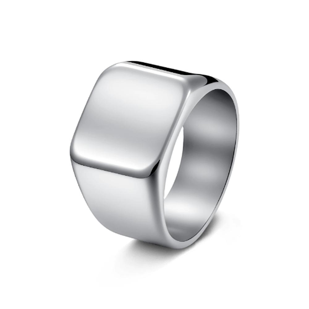 

Atoztide Punk Engrave Name Picture Ring for Men Women Personalized Photos Finger Circle Rings Stainless Steel Jewelry Gifts 12&No Engrave
