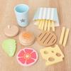 DIY Montessori Toys Simulation Kitchen Pretend Play Salad Cooking Cut Food Set Early Education Toys GiftsFor Children Kids