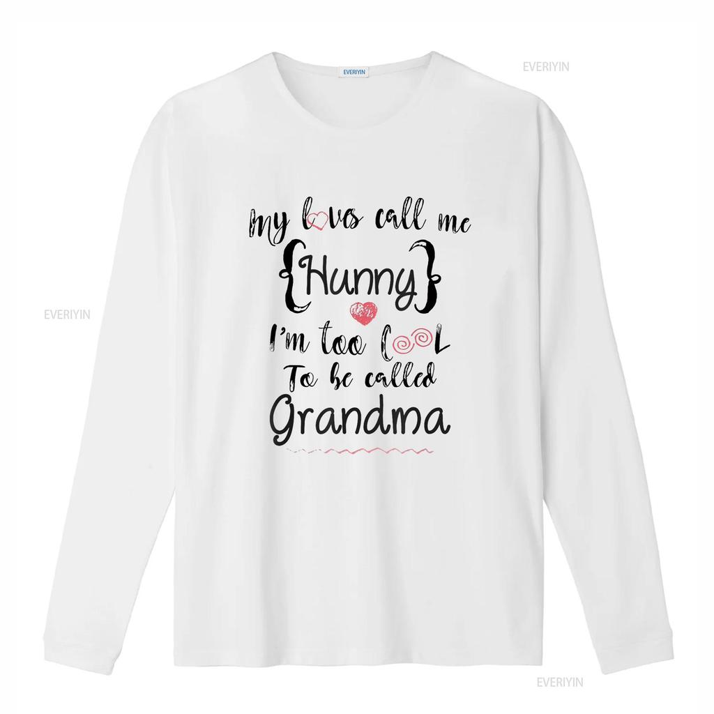 Grandchildren Love Call Me Hunny Too Cool Grandma T Shirt vintage Washed designer clothes Breathable homme Stylish Versatile