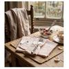 Table Napkin - EDEN - Marshmallow - Set of 3 - 100% Cotton Gauze - 40x40 Cm