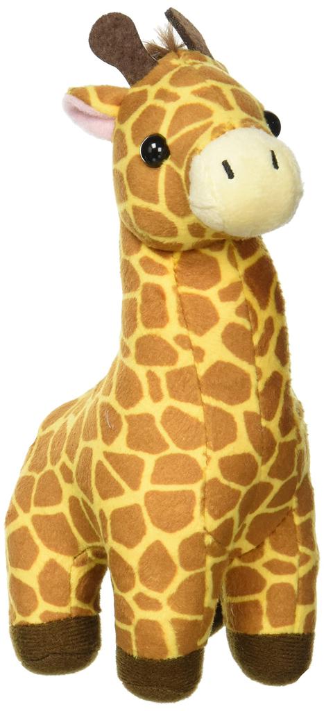 Sanei Boeki Original Plush Toy, Pururun Animal Giraffe, W6 x D10.5 x H17cm