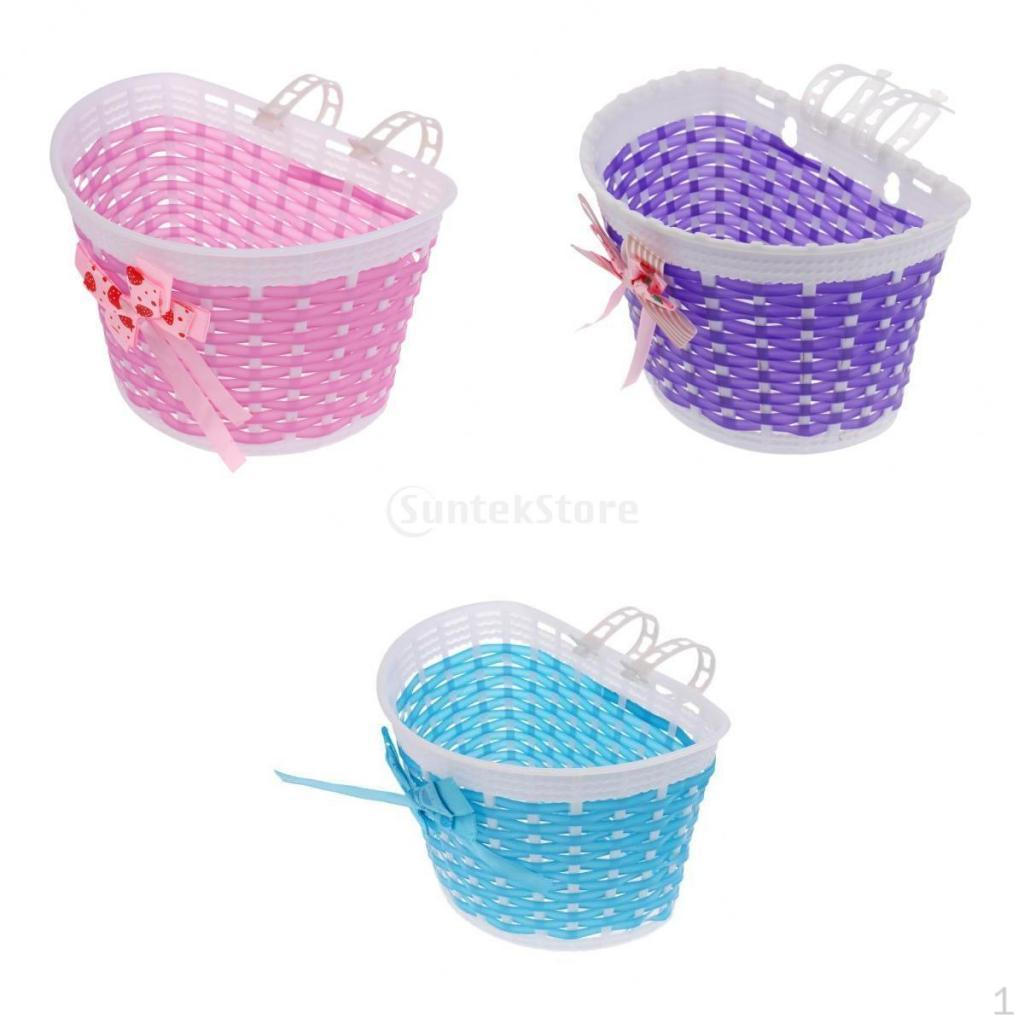 

3 штуки Передняя корзина для велосипеда Съемные корзины для маленьких девочек