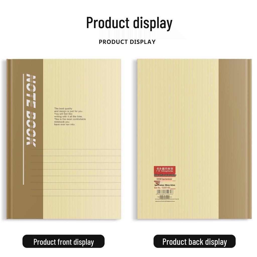 32k Hardcover Business & Student Notebook - Thick, Simple Diary Book