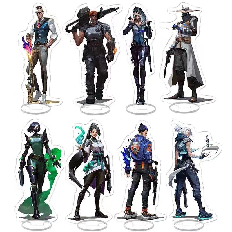 

VALORANT Fearless Contract Large Acrylic Standee: Zero, Sage, Breach Edition.