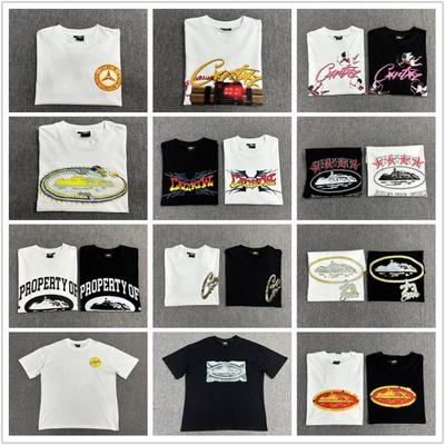 Corteiz Streetwear Graphic Tee Unisex Oversized Cotton T-Shirt Hip Hop Casual Short Sleeve Top