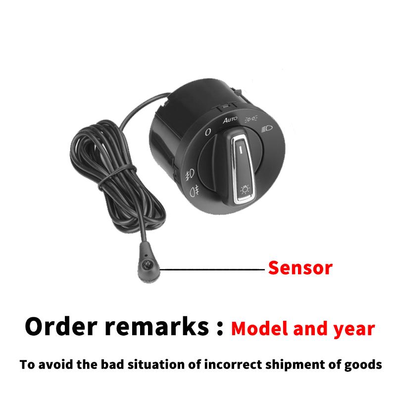 For VW Passat B5 B7 Transporter T5 Tiguan Jetta MK6 Golf 4 6 Beetle Automatic Headlight Switch Sensor Accessories Automatic Head