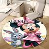 Personalized M-Minnie Round Chair Office Rug - Perfect for Mat, Office Chair & More - Ideal Gift for Birthdays and Holidays