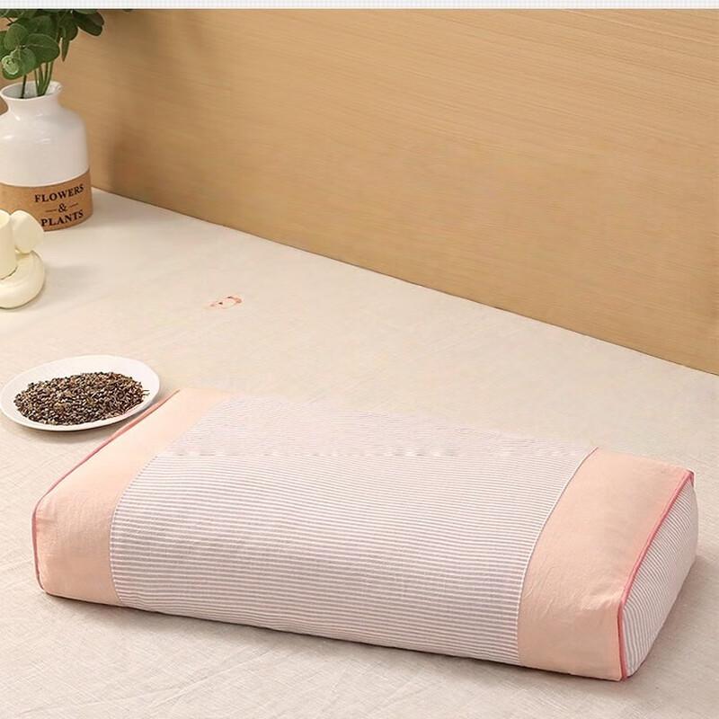 Li Shen Washed Cotton Buckwheat Hull Pillow
