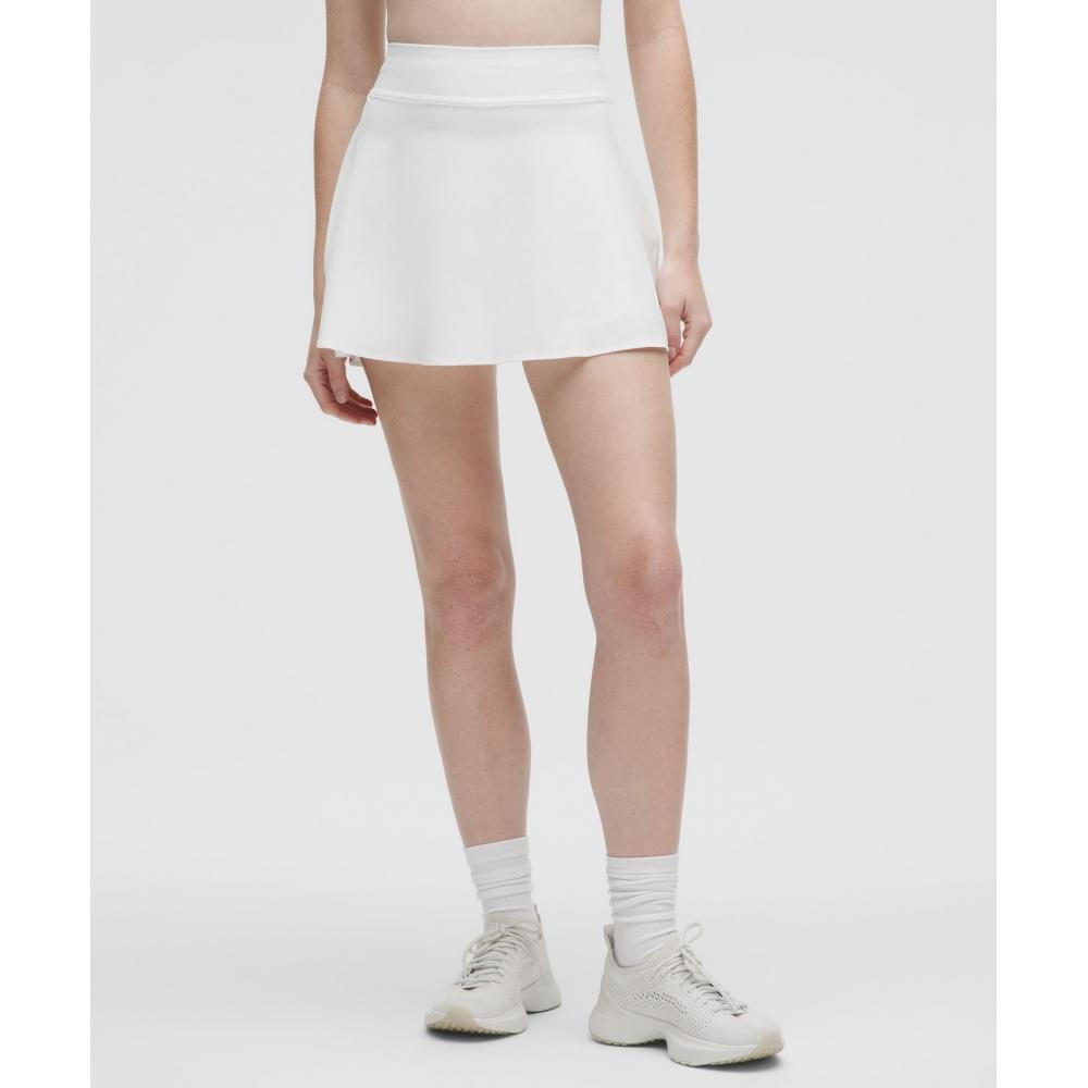 Lullulemon Lightweight High-Rise Tennis Skirt Wht