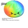 Non-Sticky Decompression Gadget Colorful Steamed Bun Squeeze Toy Cute Slow Rising Fidget for Stress Relief Soft Kids Adults Ball