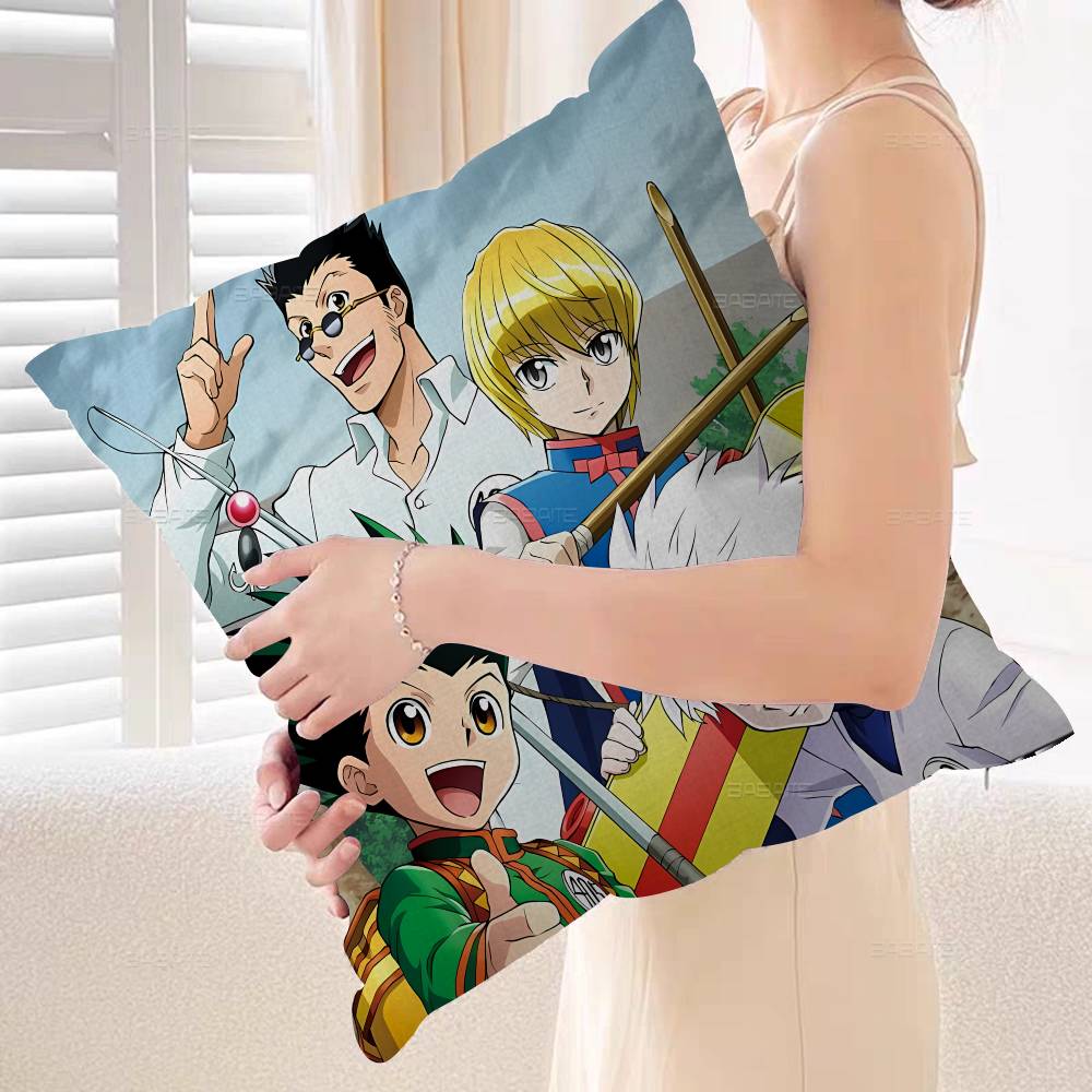 Anime Hunter X Hunter Personalized Pillow Cover Kids Bedroom Wild Party Decor Pillowcase kid Birthday shower Gift