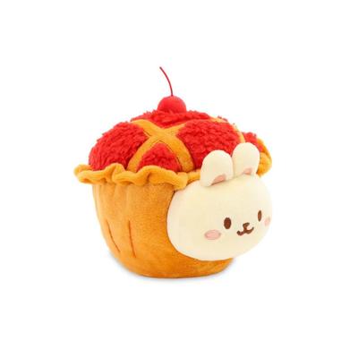 IRISRAIN ANIROLLZ Plush Toy, Small, Baked Series, Cherry Pie Bunny, 14x14x15cm (ANI-BN-PB5)