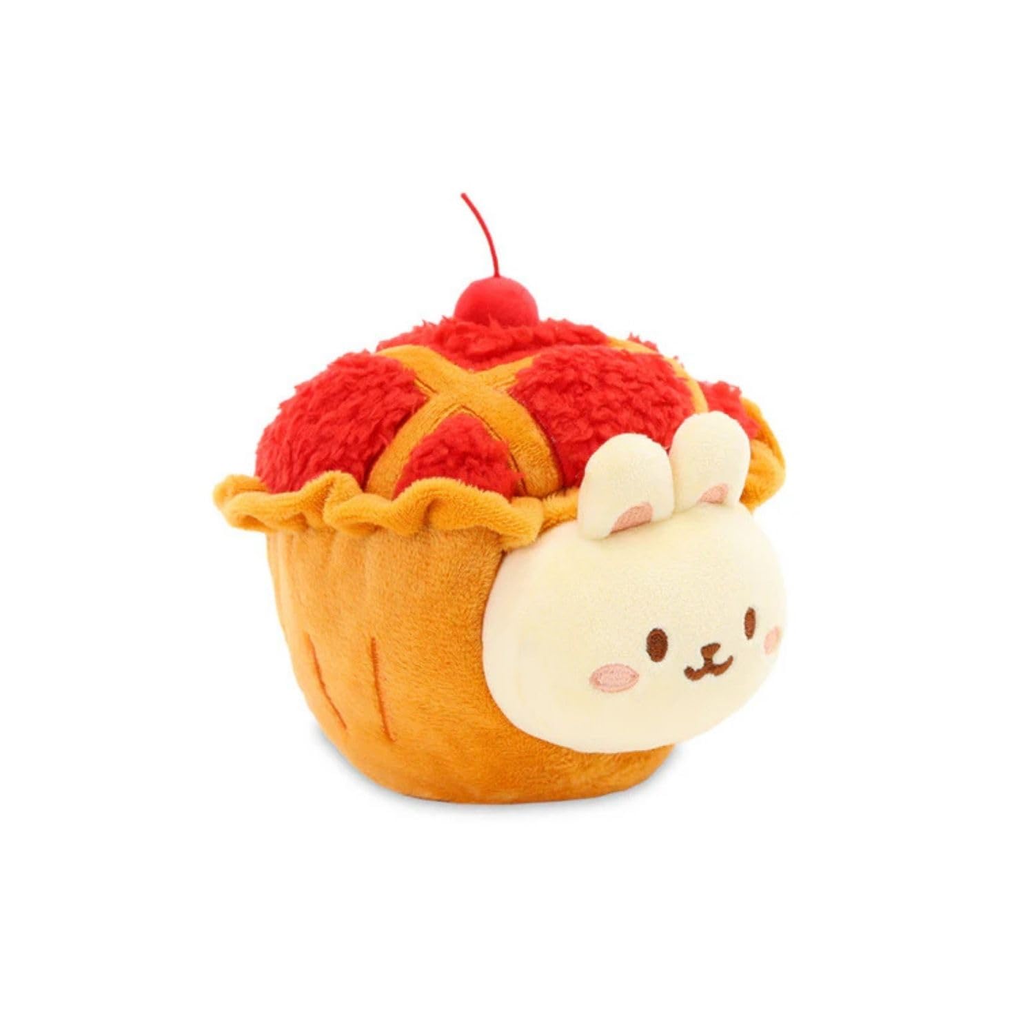 Плюшевая игрушка IRISRAIN ANIROLLZ, Маленькая, Серия Baked, Кролик с вишневым пирогом, 14x14x15см (ANI-BN-PB5)