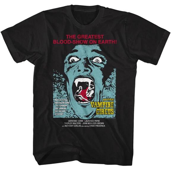 Hammer Horror Greatest Blood Show On Earth Vampire Circus Movie Men s T Shirt 2XL