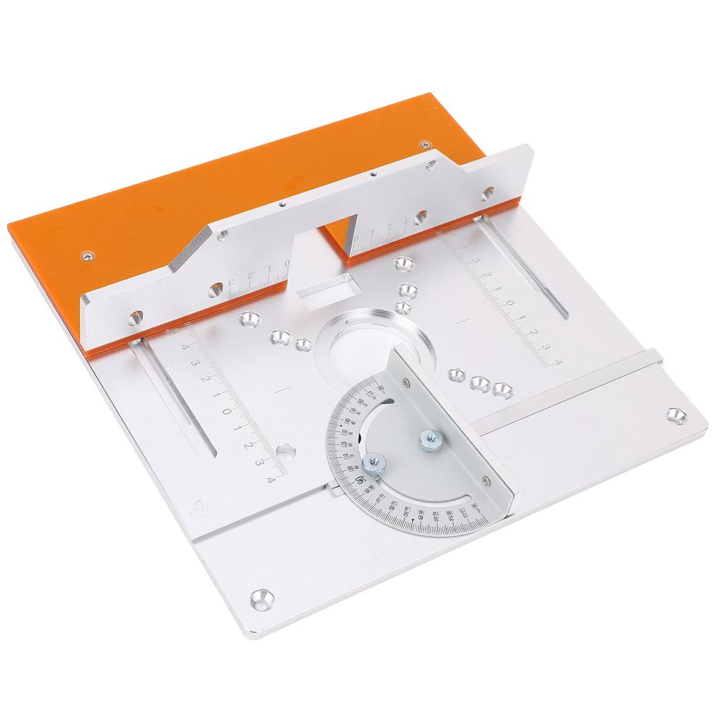 Aluminium-Oberfrästisch-Einlegeplatte Tisch für Werkbänke Frästischplatte Holzwerkzeuge Fräsen