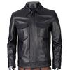 Herbst Winter Männer Faux Leder Jacke Revers Lange Ärmel Patten Taschen Motorrad Mantel Zipper Knopfleiste Slim Fit Männlichen Outwear