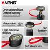 2026 Portable ANENG BT138 Magnetic Digital Battery Tester Battery Detector Capacity Lithium Tester Display Checkered Analyzer AAA AA Button Cell Test