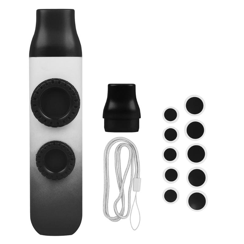 Easy to Playing ABS Construction Kazoo with Double Membrane Design Ideal for Beginners Children and Family Activity
